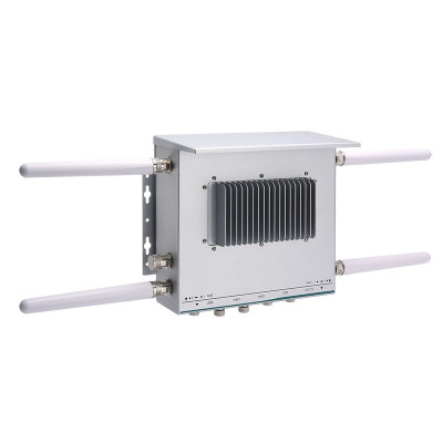 Axiomtek AIE810-ONX Fanless Computer, NVIDIA Jetson Orin NX 16GB, 2 PoE, 1 USB, 8-CH DIO